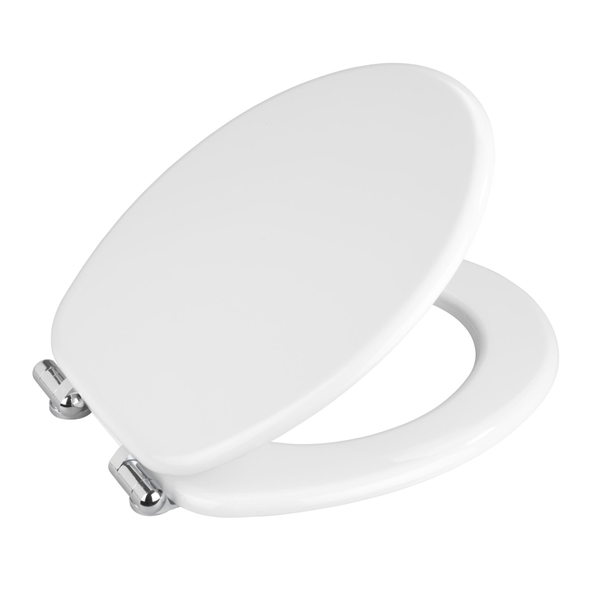 WENKO 22885100-WC sedátko URBIO 36x42,5 cm bílá/stříbrná
