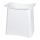 WENKO 22949100 - Stolička WING 45x48 cm bílá/černá