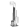 WENKO 22983100 - WC štětka RIVALTA 18x70 cm nerez/stříbrná/černá