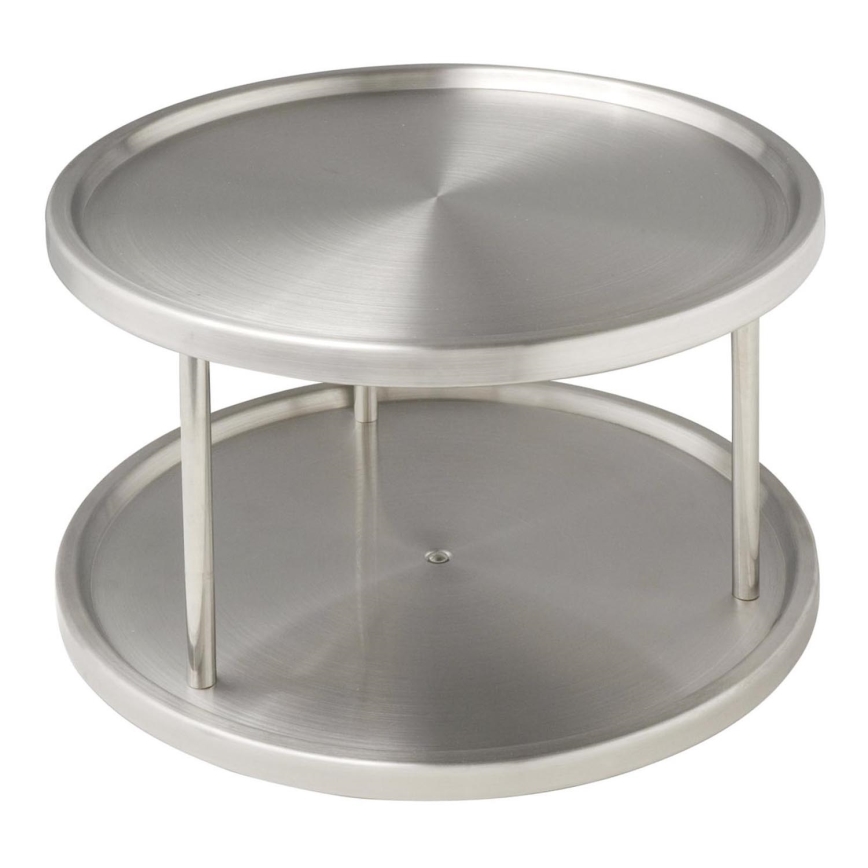 WENKO 2335100 - Karusel CABINET CAROUSEL 26,5x15,5 cm nerez/stříbrná