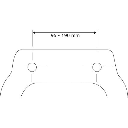WENKO 23443100-WC sedátko KOS 44x37 cm černá/stříbrná