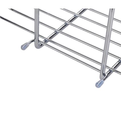 WENKO 23499100 - Sprchová polička MILO 25x36 cm nerez/stříbrná/čirá