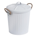 WENKO 23703100 - Koš GARA 24x28,5 cm bílá