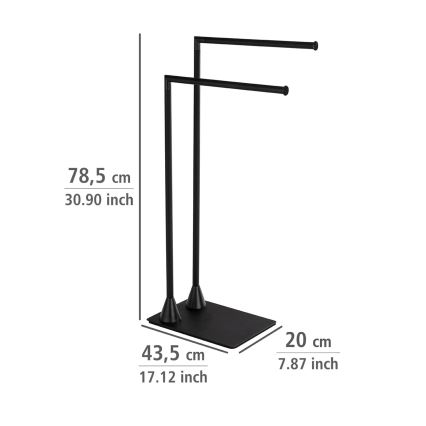 WENKO 23711100 - Stojan na ručníky HELLA 41x79 cm černá