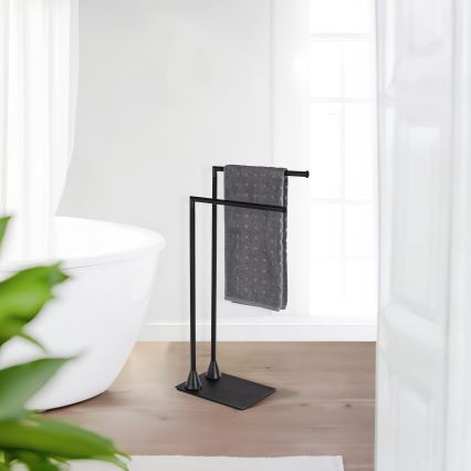 WENKO 23711100 - Stojan na ručníky HELLA 41x79 cm černá