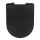 WENKO 23827100-WC sedátko SEDILO 45,2x36,2 cm černá/stříbrná