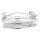 WENKO 23856800-Polička TURBO-LOC QUADRO ED. 27,5x19,3 cm nerez/lesk. chrom