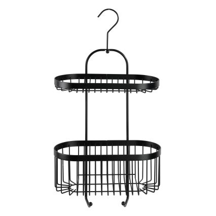 WENKO 23880100 – Polička CLASSIC PL. SCHWARZ 26,5x47 cm černá