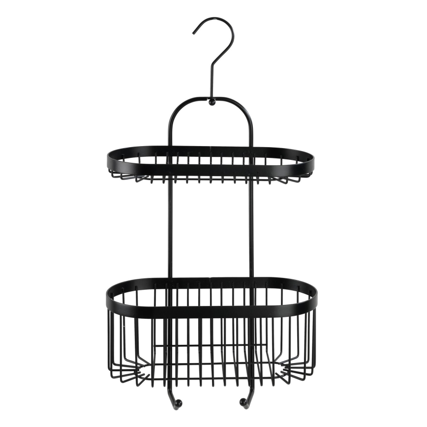 WENKO 23880100 – Polička CLASSIC PL. SCHWARZ 26,5x47 cm černá