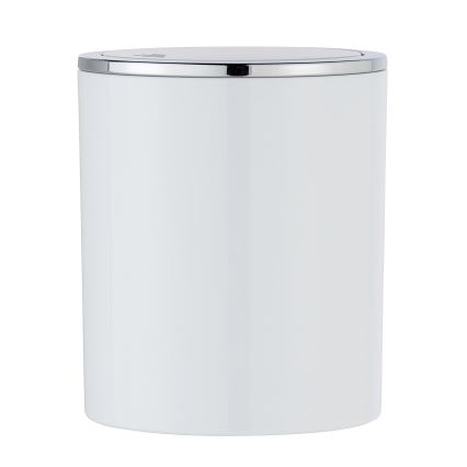 WENKO 23930100 - Koš INCA 14x16,8 cm bílá/lesklý chrom