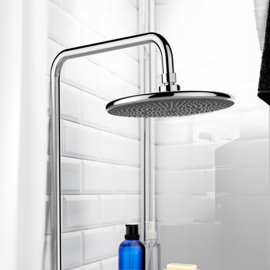 WENKO 23998100 - Sprchová hlavice WATERSAVING SYSTEM 22,5x22,5 cm lesklý chrom