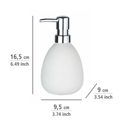 WENKO 24011100 - Dávkovač mýdla POLARIS 390 ml bílá