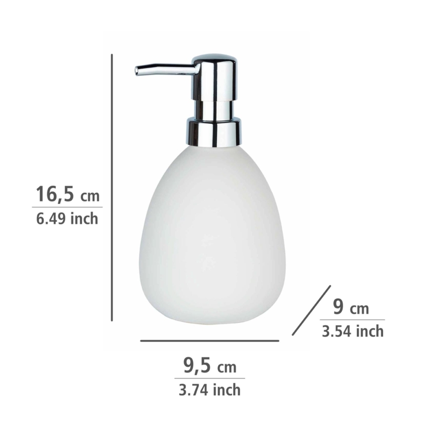 WENKO 24011100 - Dávkovač mýdla POLARIS 390 ml bílá