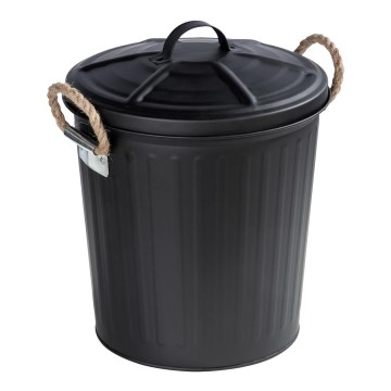 WENKO 24022100 - Koš GARA 24x28,5 cm černá