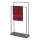 WENKO 24076800 - Držák ručníků RAVINA 48x80 cm nerez/stříbrná/černá