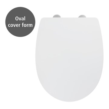 WENKO 24080800-WC sedátko TAVOLA 36,5x45 cm bílá/lesk. chrom