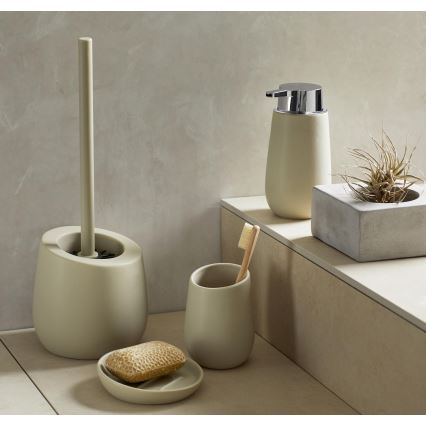 WENKO 24136100 - WC štětka BADI 13,5x38 cm béžová
