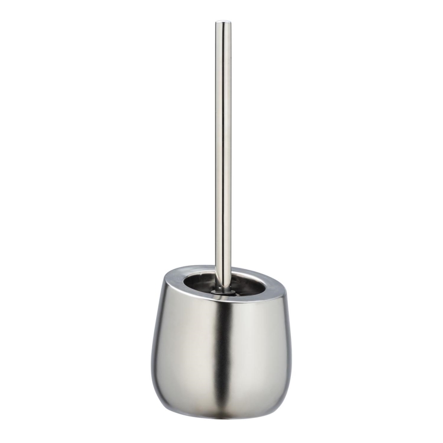 WENKO 24140100 - WC štětka BADI 13,5x38 cm stříbrná