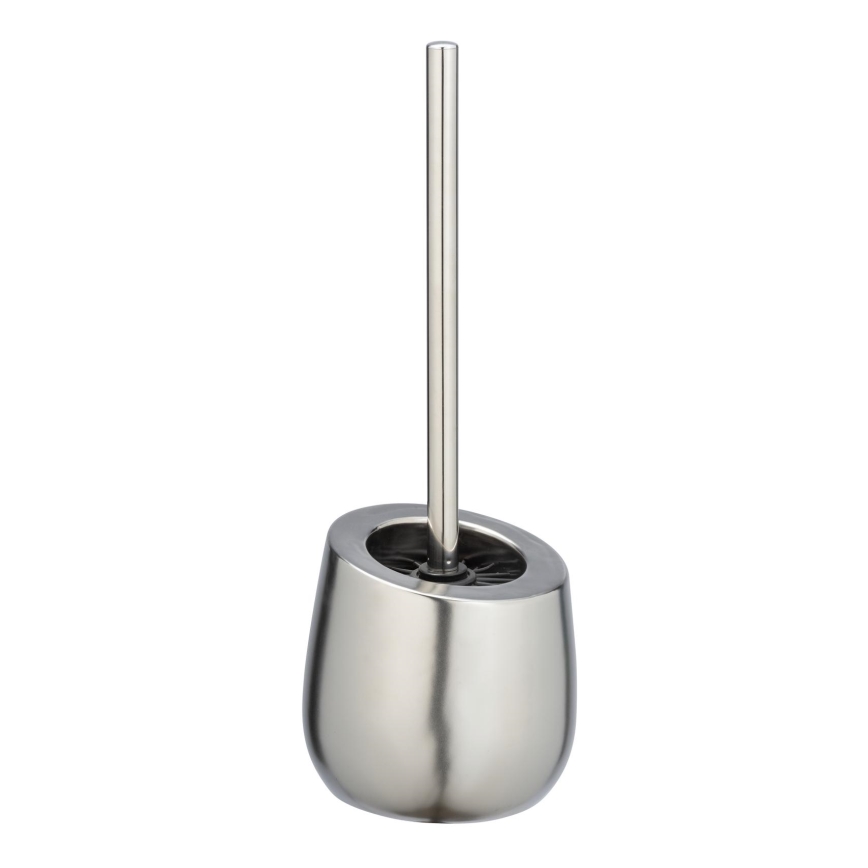 WENKO 24140100 - WC štětka BADI 13,5x38 cm stříbrná