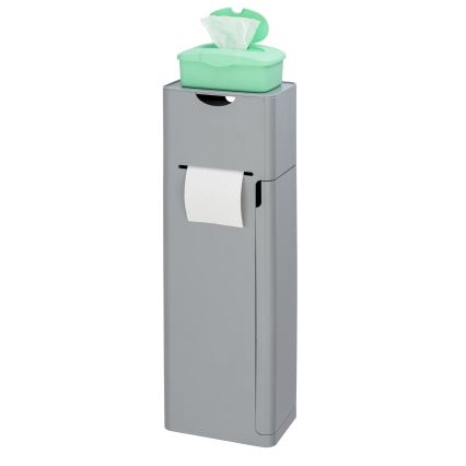 WENKO 24213100 - WC štětka IMON 20x58,5 cm šedá
