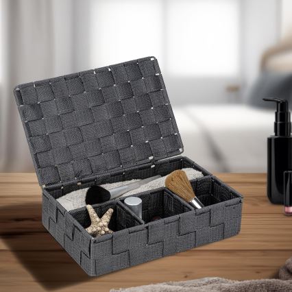 WENKO 24223100 - Koš ADRIA 26x17 cm šedá/antracit