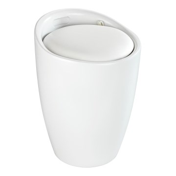 WENKO 24228100 - Stolička CANDY 36x50,5 cm bílá/černá
