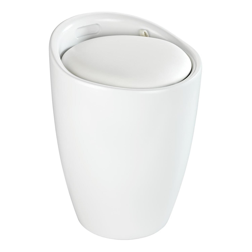 WENKO 24228100 - Stolička CANDY 36x50,5 cm bílá/černá