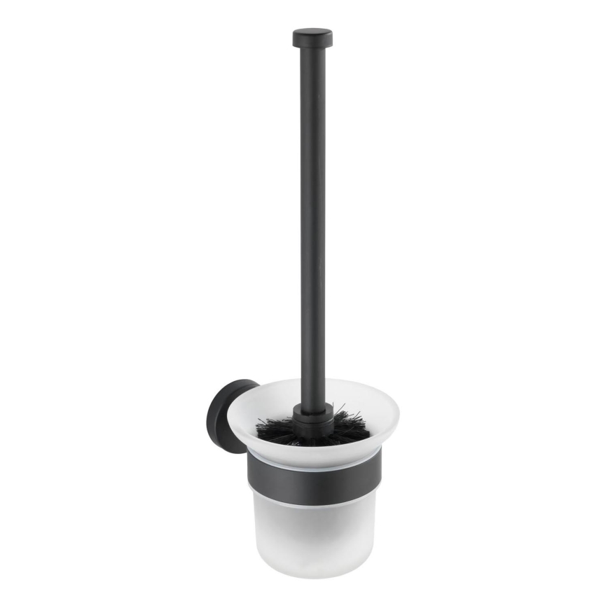 WENKO 24243100-WC štětka BOSIO BLACK 10x35 cm nerez/stříbrná/satin
