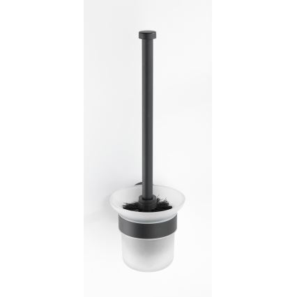 WENKO 24243100-WC štětka BOSIO BLACK 10x35 cm nerez/stříbrná/satin