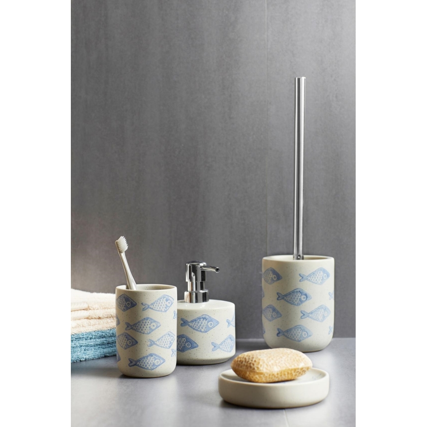WENKO 24313100 - WC štětka AQUAMARIN 10x40 cm béžová
