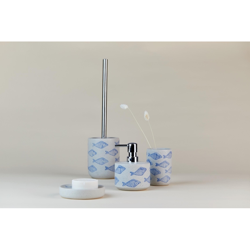 WENKO 24313100 - WC štětka AQUAMARIN 10x40 cm béžová