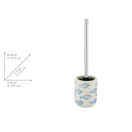 WENKO 24313100 - WC štětka AQUAMARIN 10x40 cm béžová