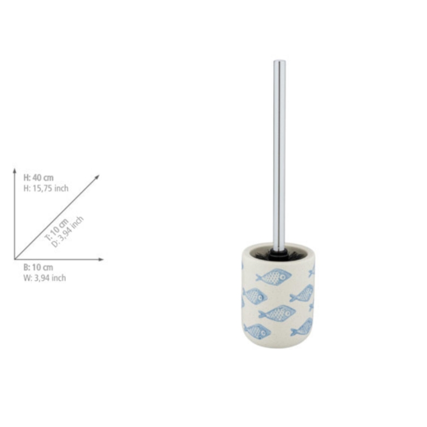 WENKO 24313100 - WC štětka AQUAMARIN 10x40 cm béžová