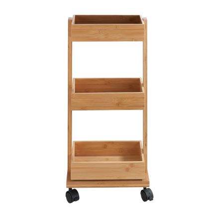 WENKO 24390100 - Regál TORTONA 18x71,5 cm hnědá/černá