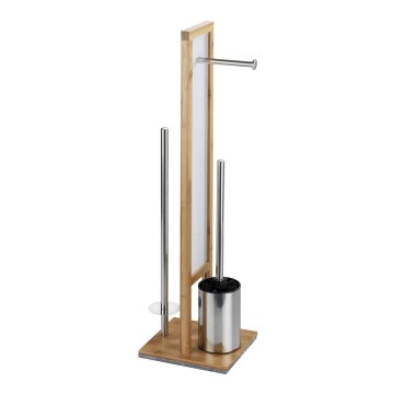 WENKO 24391100 - WC kartáč RIVALTA 18x70 cm hnědá/bílá/černá