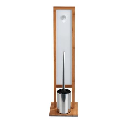 WENKO 24391100 - WC kartáč RIVALTA 18x70 cm hnědá/bílá/černá