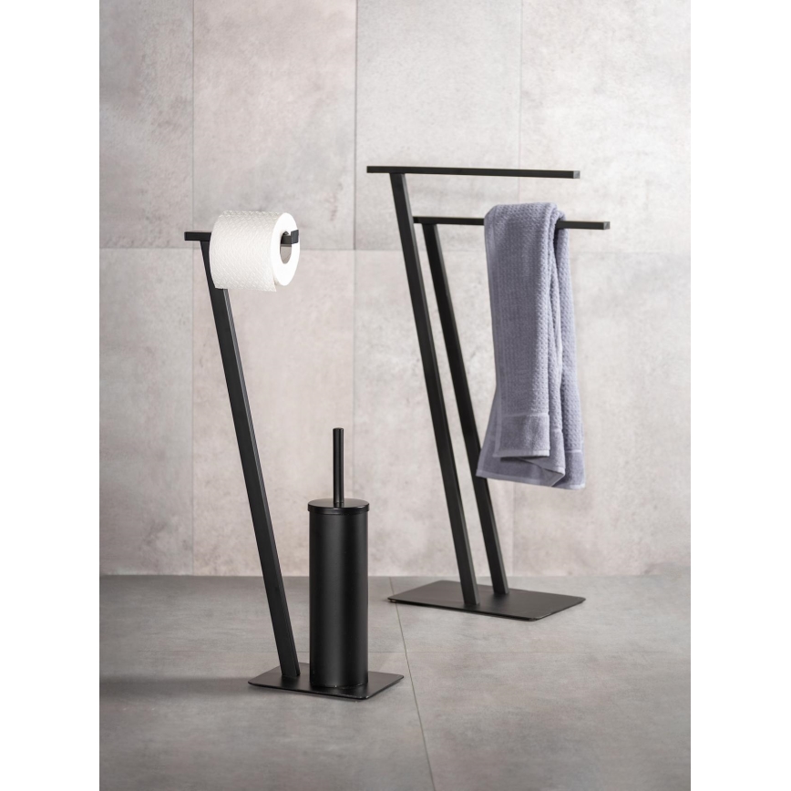 WENKO 24396100 - Stojan na ručníky LIRIO 20x40 cm černá