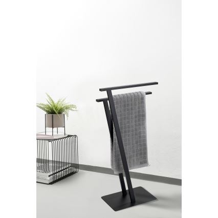WENKO 24396100 - Stojan na ručníky LIRIO 20x40 cm černá