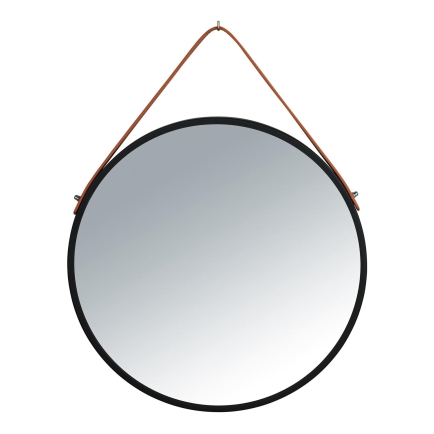 WENKO 24424100 - Zrcadlo BORRONE 40x40 cm černá/stříbrná