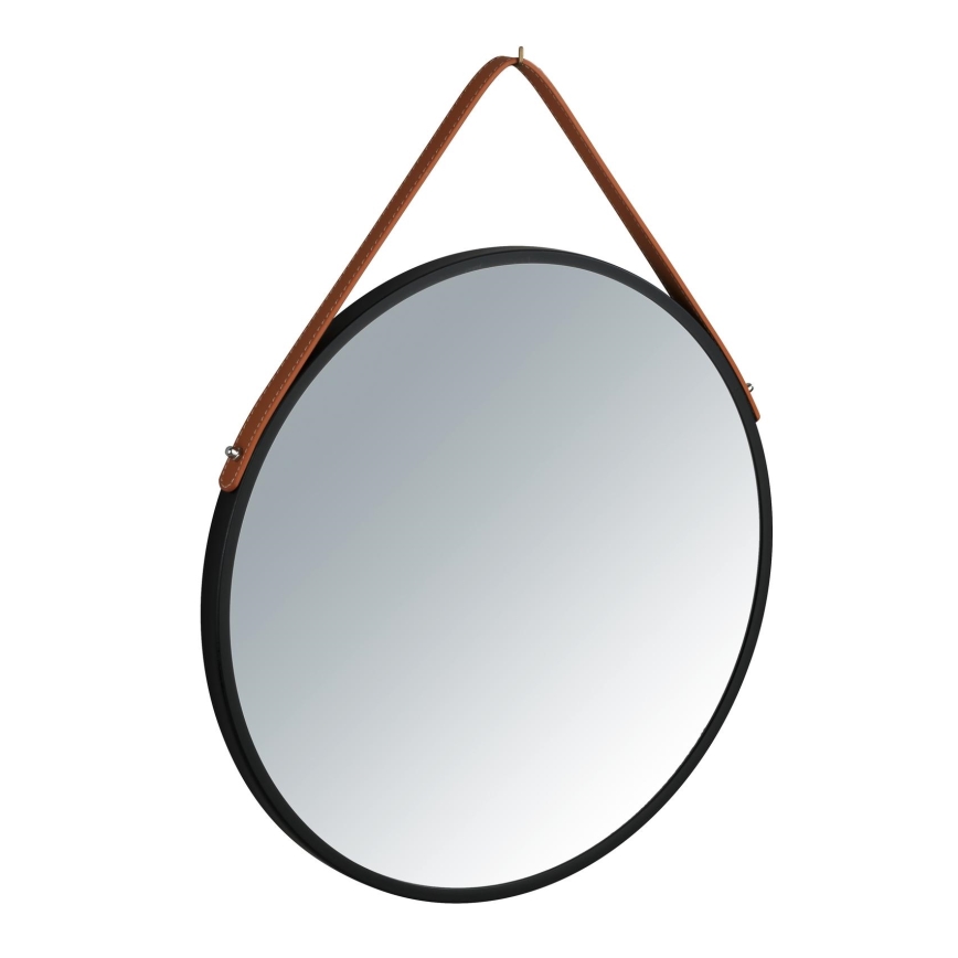 WENKO 24424100 - Zrcadlo BORRONE 40x40 cm černá/stříbrná