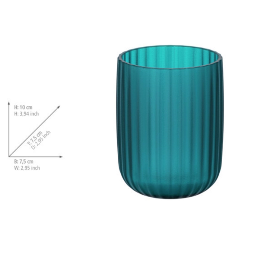 WENKO 24479100 - Pohárek AGROPOLI 7,5x10 cm tyrkysová