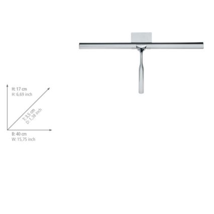 WENKO 24506100 - Stěrka TERNI 40x17 cm lesklý chrom