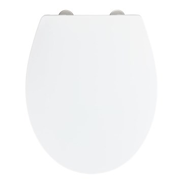 WENKO 24516100-WC sedátko 300/350 KG WC-SITZE 37x44,5 cm bílá/stříbrná