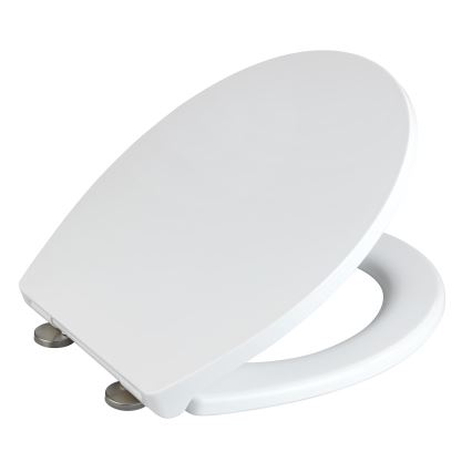 WENKO 24516100-WC sedátko 300/350 KG WC-SITZE 37x44,5 cm bílá/stříbrná