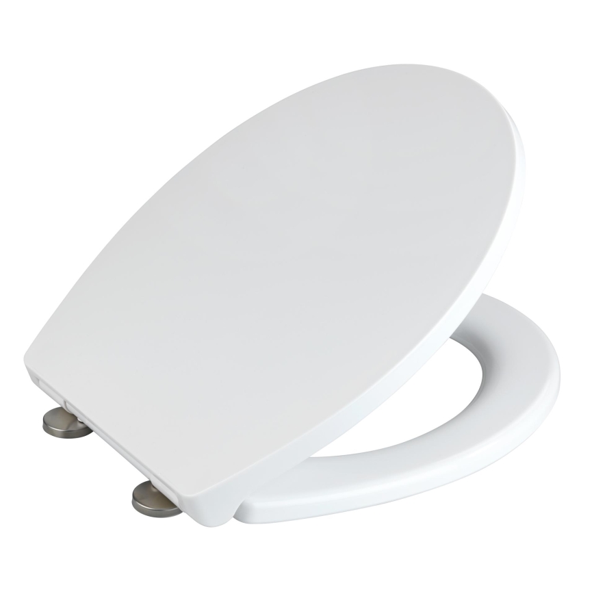 WENKO 24516100-WC sedátko 300/350 KG WC-SITZE 37x44,5 cm bílá/stříbrná
