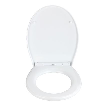WENKO 24516100-WC sedátko 300/350 KG WC-SITZE 37x44,5 cm bílá/stříbrná