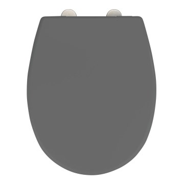 WENKO 24572100-WC sedátko VORNO NEO 46x37 cm šedá/stříbrná