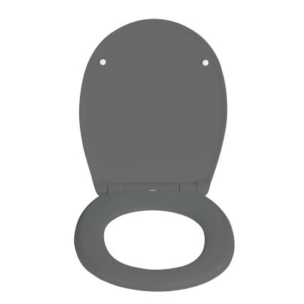 WENKO 24572100-WC sedátko VORNO NEO 46x37 cm šedá/stříbrná