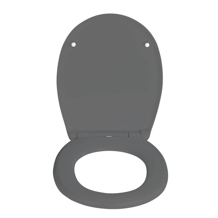 WENKO 24572100-WC sedátko VORNO NEO 46x37 cm šedá/stříbrná