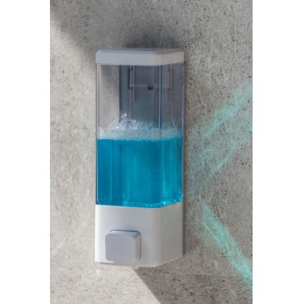 WENKO 24594100-Dávkovač mýdla ISTRES 320 ml bílá/čirá